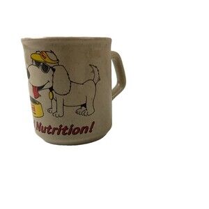 Vintage KENT Pet Food Farm Feed Nutrition  Coffee Mug cup Dog Cat England